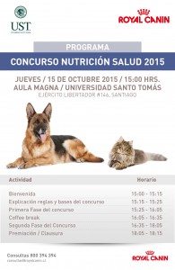 Concurso Royal Canin 2015 programa